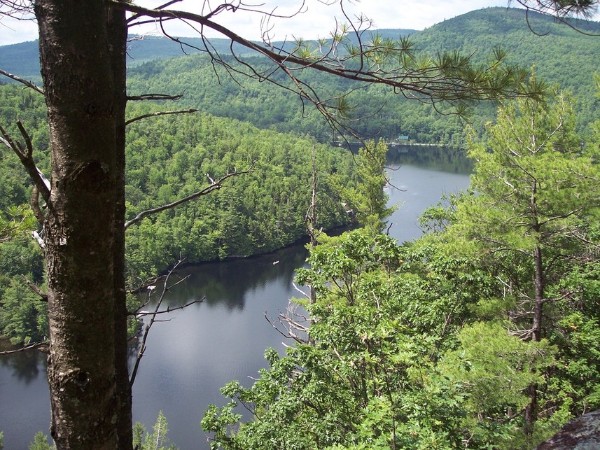 Greenwood, ME : Twitchell Pond from up on Rowes Ledge photo, picture ...