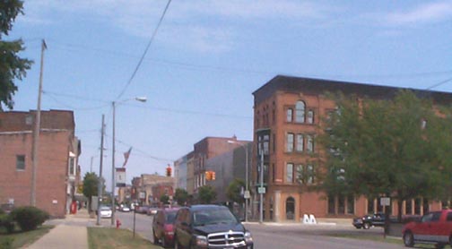 Van Wert, OH: Old U.S. 30, Main St. looking east.