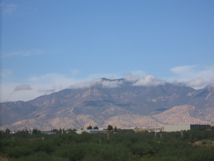 Sierra Vista, AZ: sky and mountains near fort huachuca