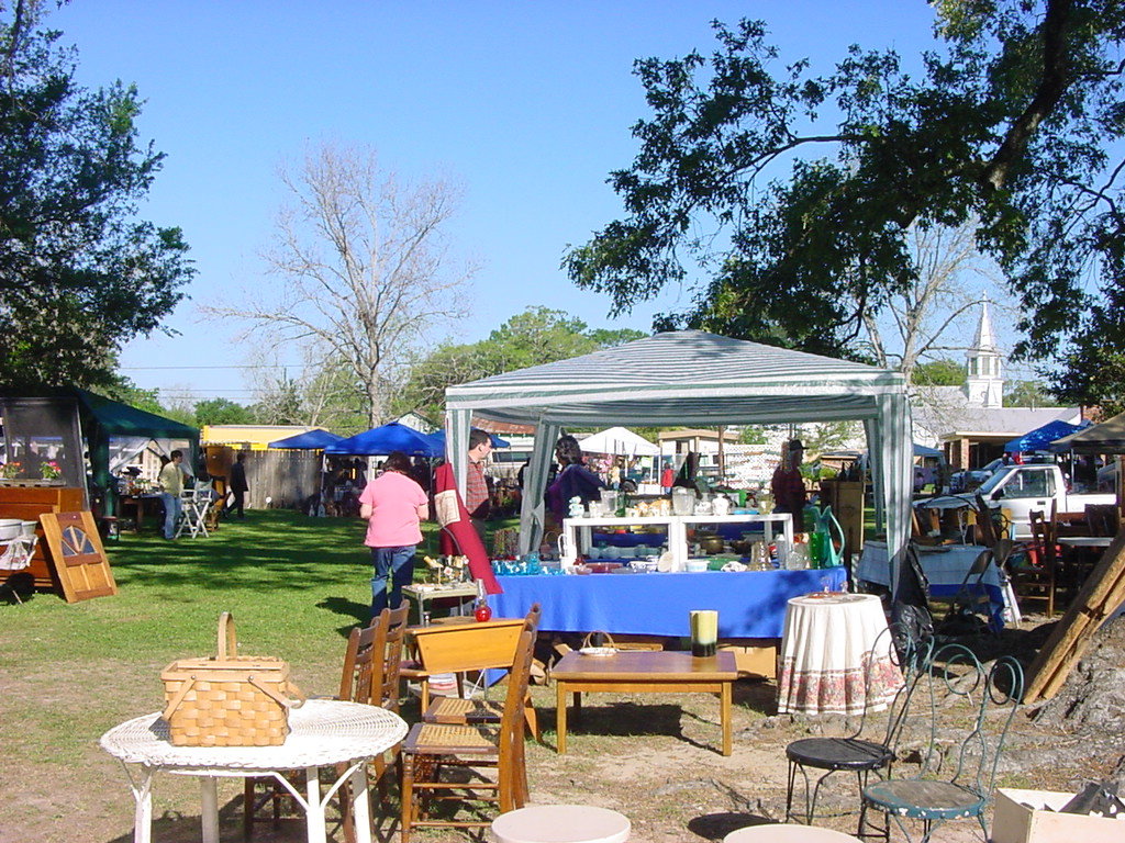 Washington, LA: "Booths" Set Up At 2006 Spring Fling (Large Semi-Annual Flea Market)