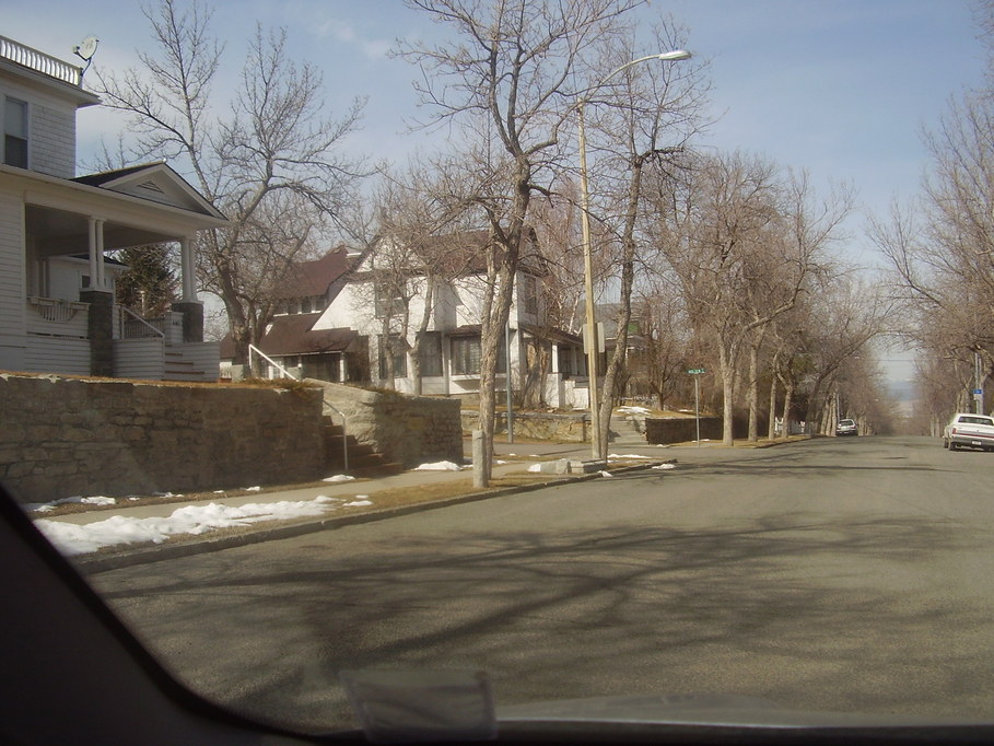 Helena, MT View down a street in the mansion district of Helena, a