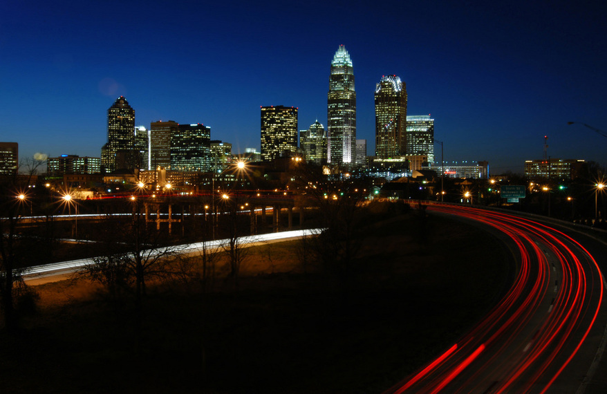 Charlotte, NC: Charlotte City-Scape @ Night