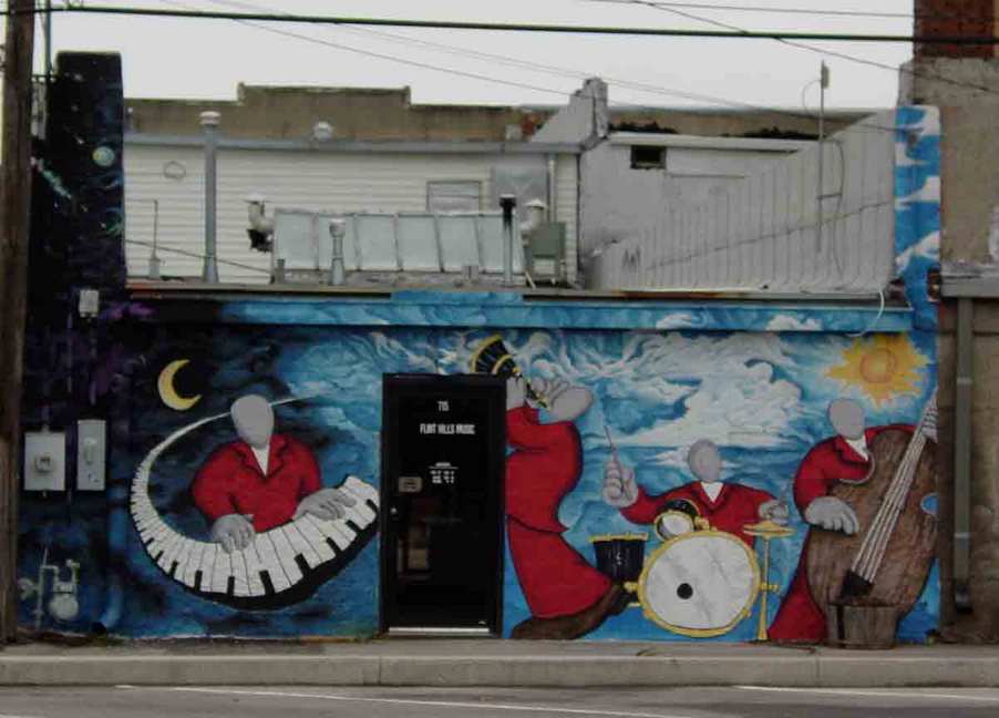 Emporia, KS: Music Store Mural, Emporia