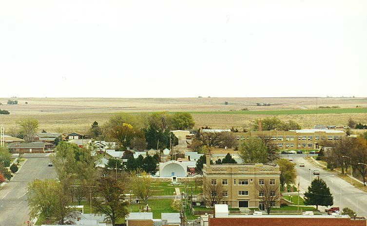St. Francis, KS: View of St. Francis from Grain Elevator