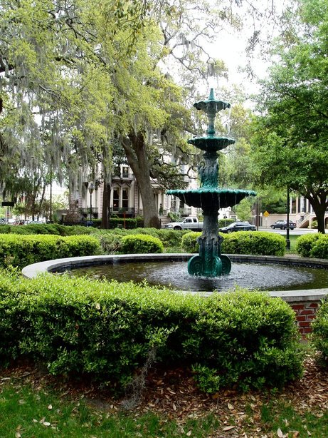 Savannah, GA: Savannah, GA - Courtyard near the Mercer Williams House