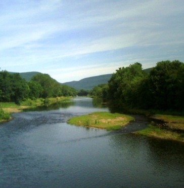 Jersey Shore, PA: Pine Creek - as seen from Rt 44