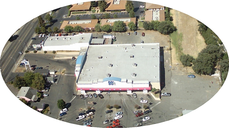 Carmichael, CA: 99 cent store center of Carmichael from my model airplane