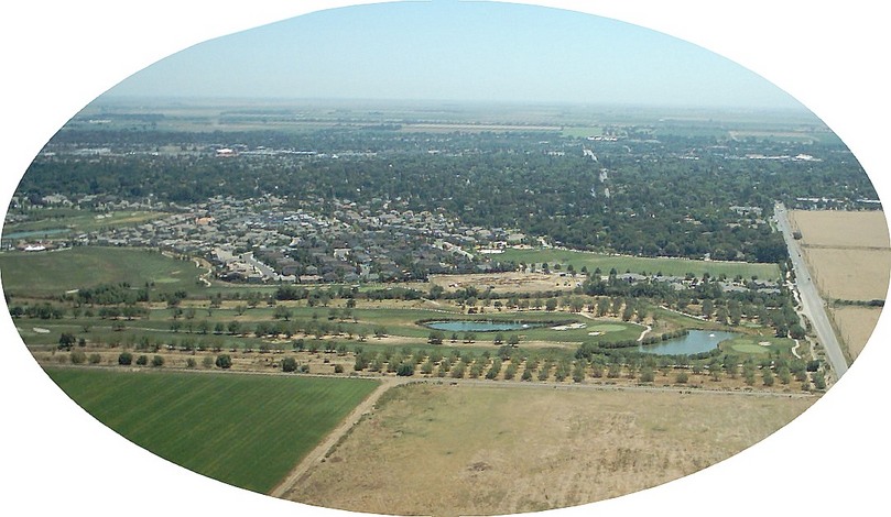 Davis, CA: Golf Course from my model airplane