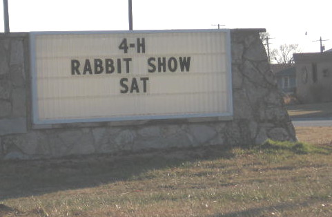 Emporia, KS: fairgrounds announcement board