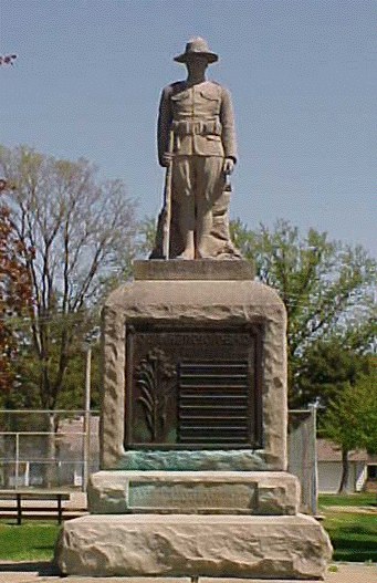 Ladd, IL: 1919 American Soldier-Ladd City Park-Currently raising funds to restore