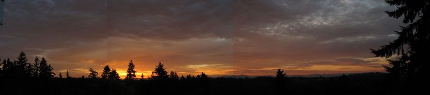 Kenmore, WA: Sunrise from my house