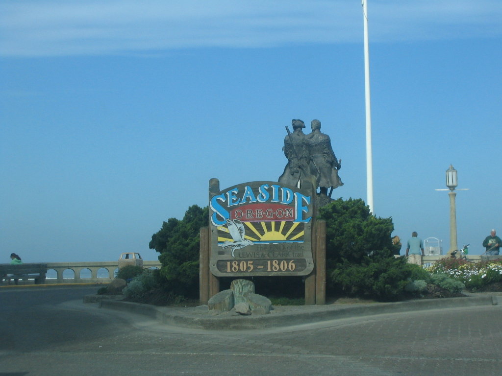 Seaside, OR: End of the Lewis & Clark trail - Seaside, OR - July 2006