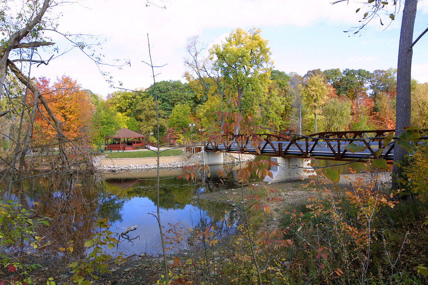 Grand Ledge, MI: Bridge to Grand Island, Grand Ledge, MI