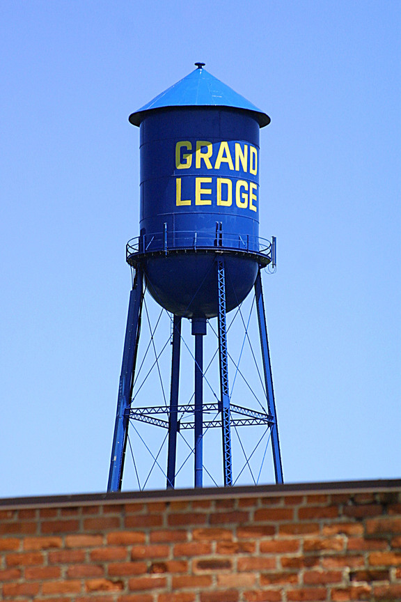 Grand Ledge, MI: Old Water Tower, Grand Ledge, MI.