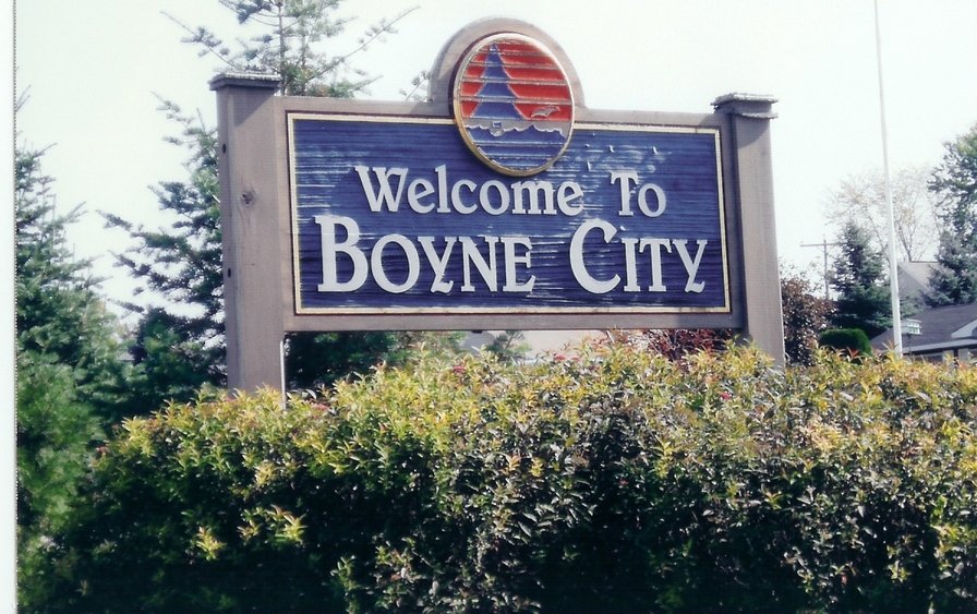Boyne City, MI: Welcome Sign