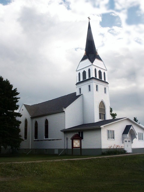Pisek, ND: St John Nepomucene Catholic Church Pisek ND Built 1886