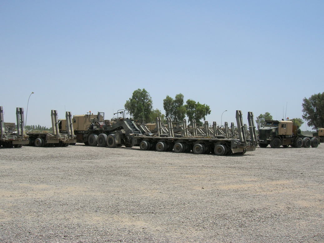 Franklin, NE: limited parking at FOB Anaconda, Balad Iraq