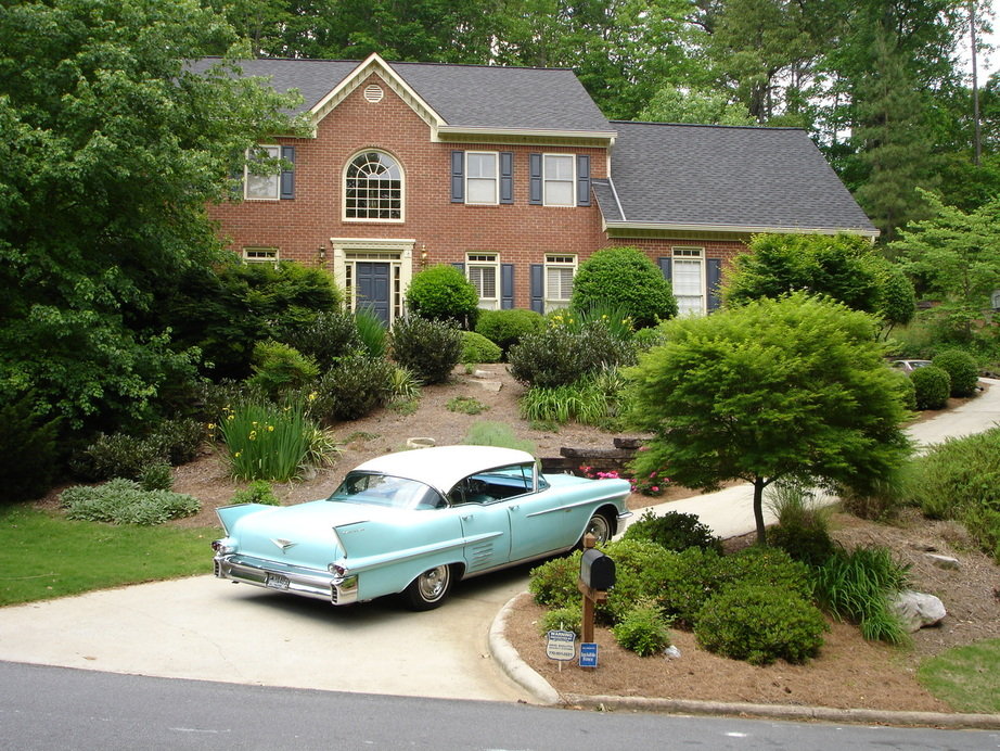 Roswell, GA: Inverness Sub-Division with a Classic 1958 Cadillac