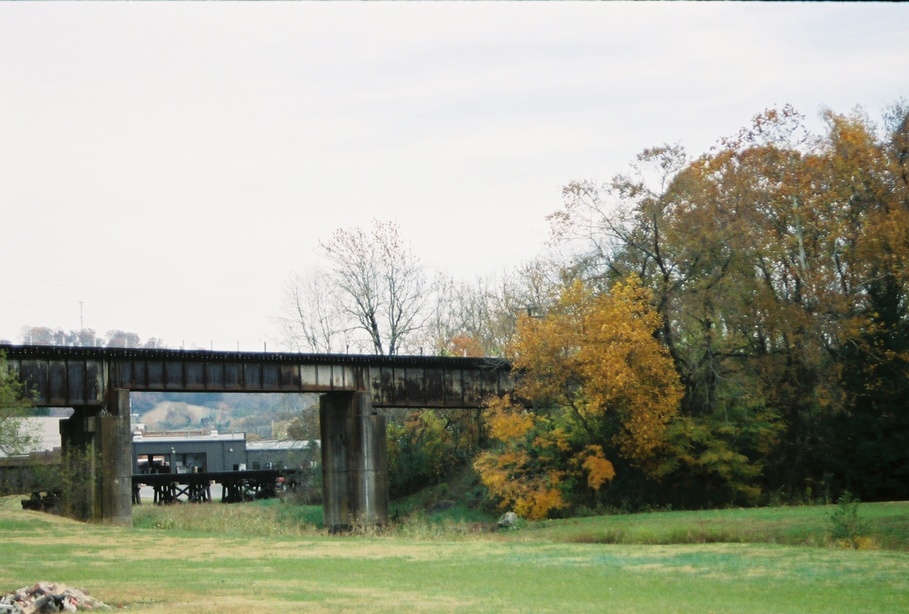 Lake City, TN: Railroad trestle over Hwy 116 in Lake City