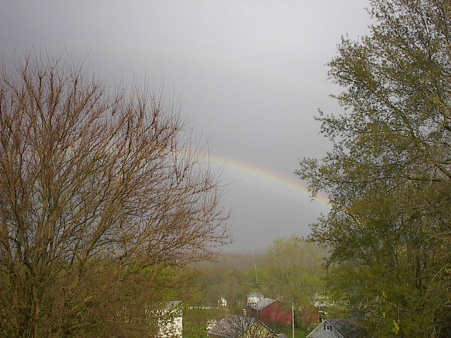 Butler, OH: Rainbow Taken from Main street in Butler Ohio 4/28/2005