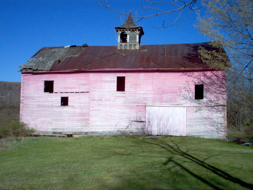 New Berlin, NY: The Pink House Barn, New Berlin, New York