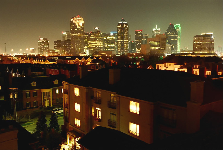 Dallas, TX: Downtown Dallas at Night