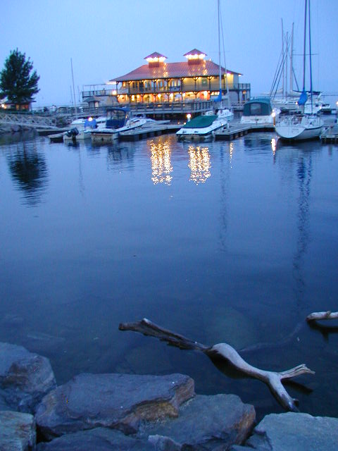 Burlington, VT: Burlington Municipal boathouse from Waterfront Park