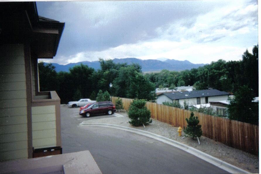 Fountain, CO: View from Fountain View Apts.