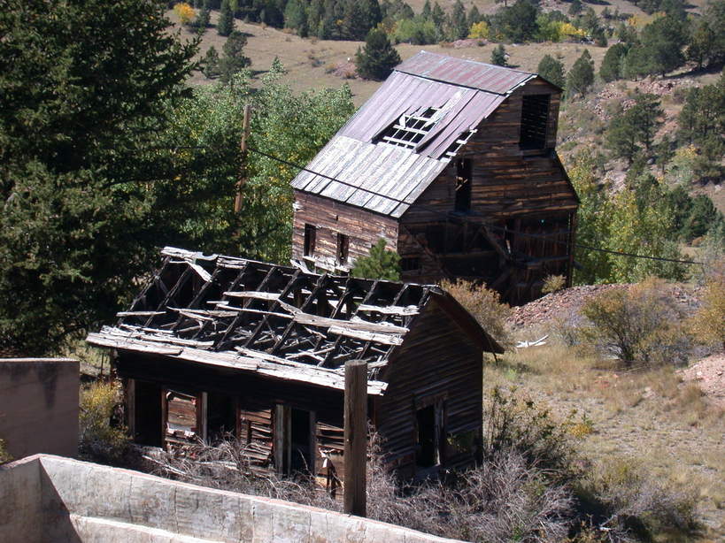 Victor, CO: Ghosts of Former Mining Operations, Victor, CO, Sept 2005