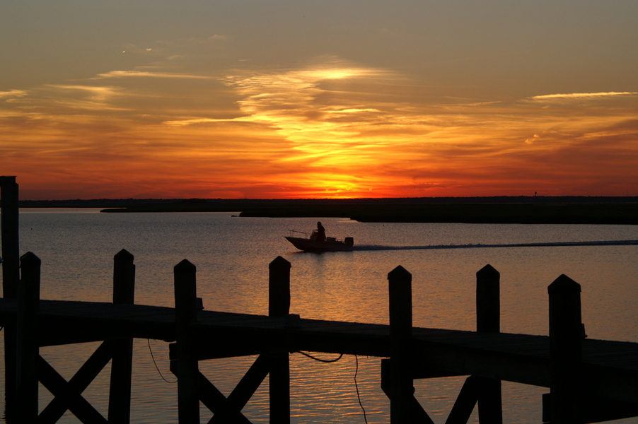 Brigantine, NJ: Sunset in Brigantine