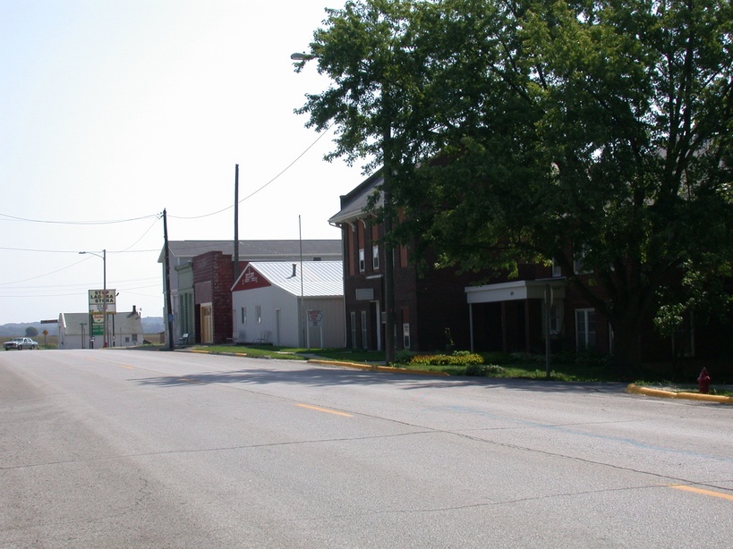 Ladora, IA from the park looking east photo, picture, image (Iowa) at