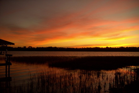 Lake Placid, FL: Lake June in Winter sunset