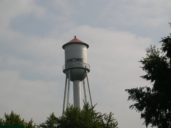 Duncombe, IA: Water tower