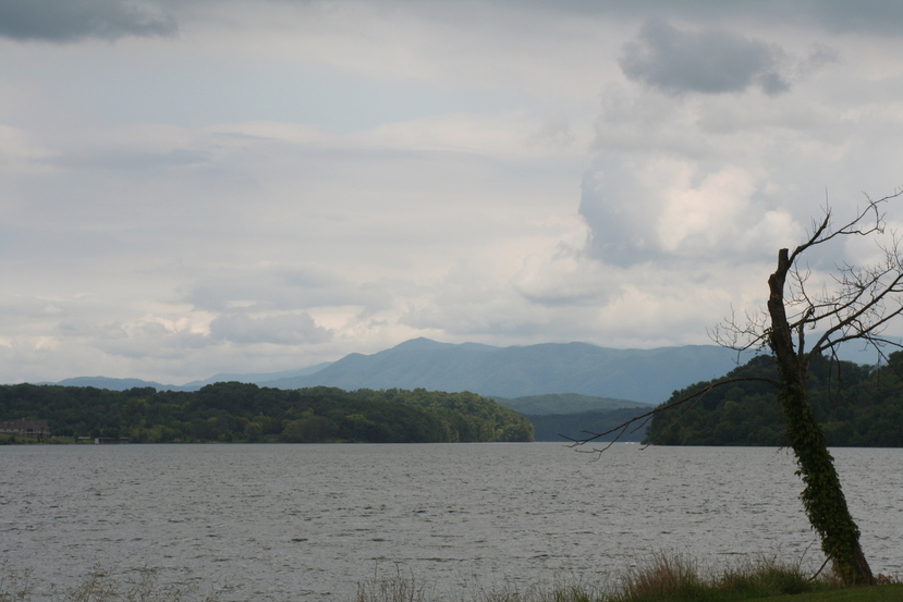 Vonore, TN: View of the Tennessee River from Fort Loudon