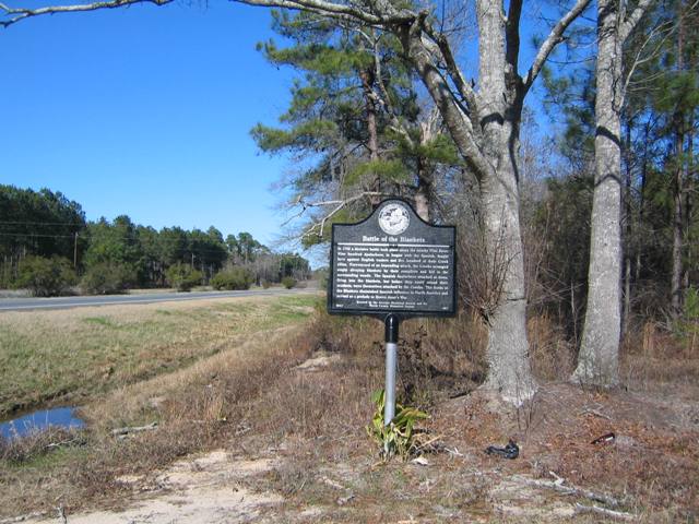 Warwick, GA: Historical marker GA Hwy 300 near Oakfield Ga, south of Warwick
