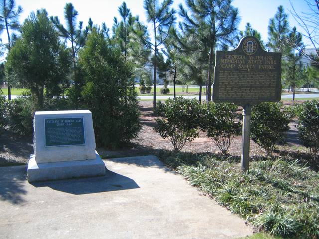 Cordele, GA: Historic markers, Georgia Veterans Memorial State Park, Lake Blackshear near Cordele, GA