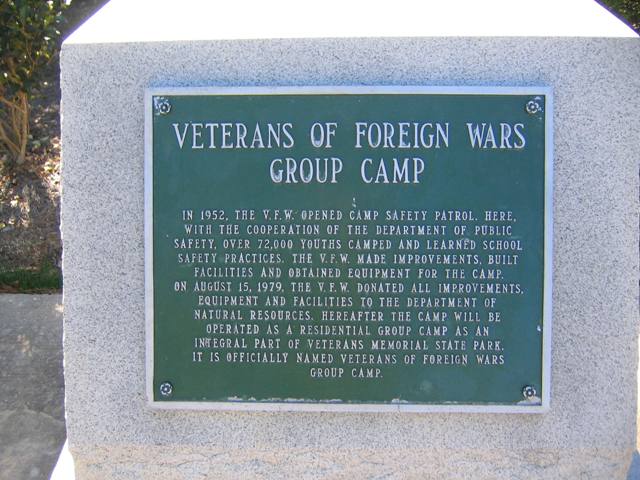 Cordele, GA: Historic marker, Georgia Veterans Memorial State Park, Lake Blackshear near Cordele, GA