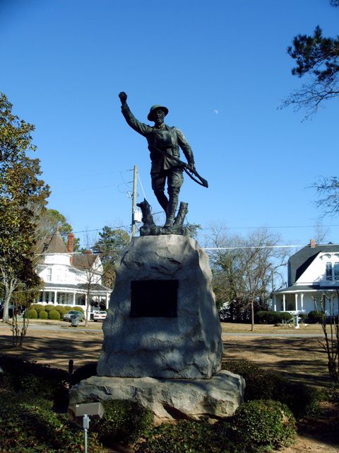 Americus, GA: WWI Monument, Rees Park, Americus, Georgia