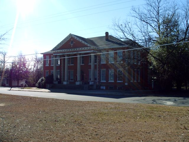 Americus, GA: Old Americus High School, Rees Park, Americus, Georgia