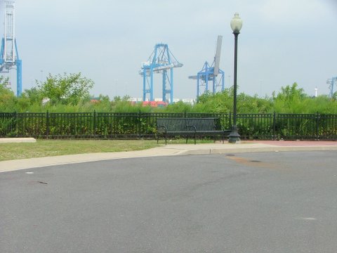 Gloucester City, NJ: Looking for the Delaware River at the Gloucester Marina