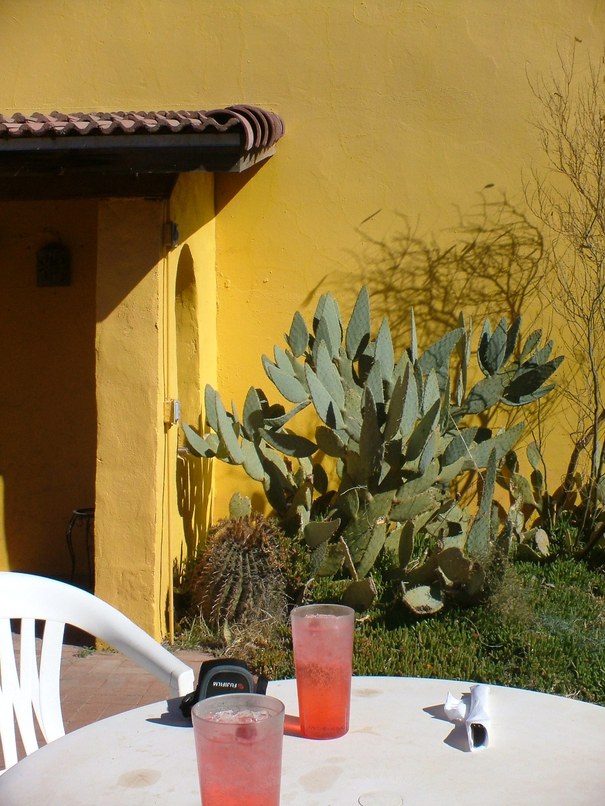Columbus, NM restaurant courtyard photo, picture, image (New Mexico