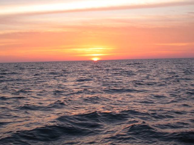 Pensacola, FL: Sunset on the Gulf of Mexico near Pensacola, Florida