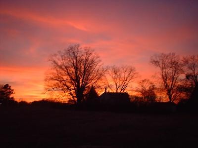 Atlanta, GA: Farm at sunset in Duluth, Georgia