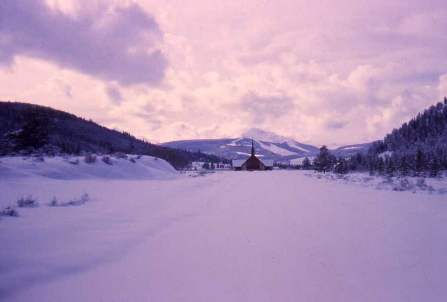Big Sky, MT: soldiers chapel-Big Sky Montana 1982