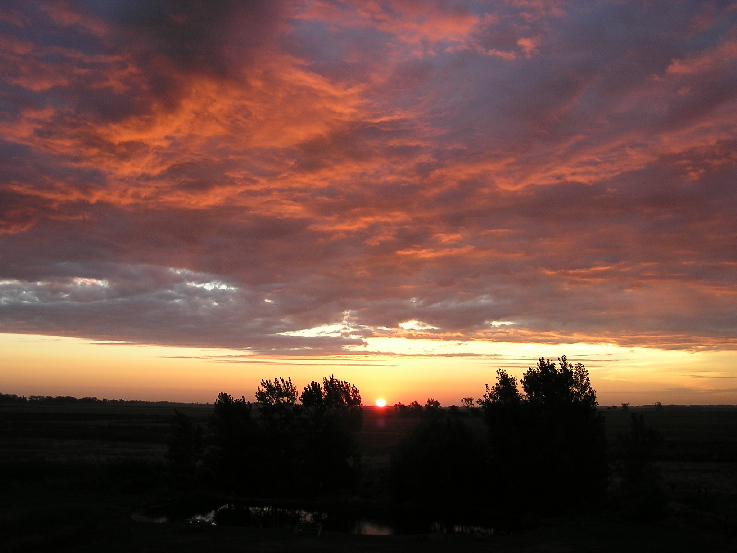 Woonsocket, SD: Woonsocket sunset
