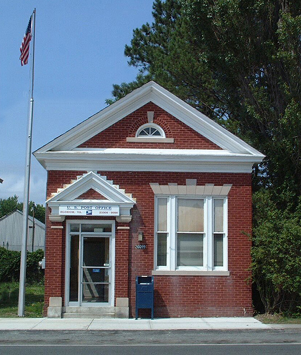 Bloxom, VA : Town Post Office photo, picture, image (Virginia) at city ...