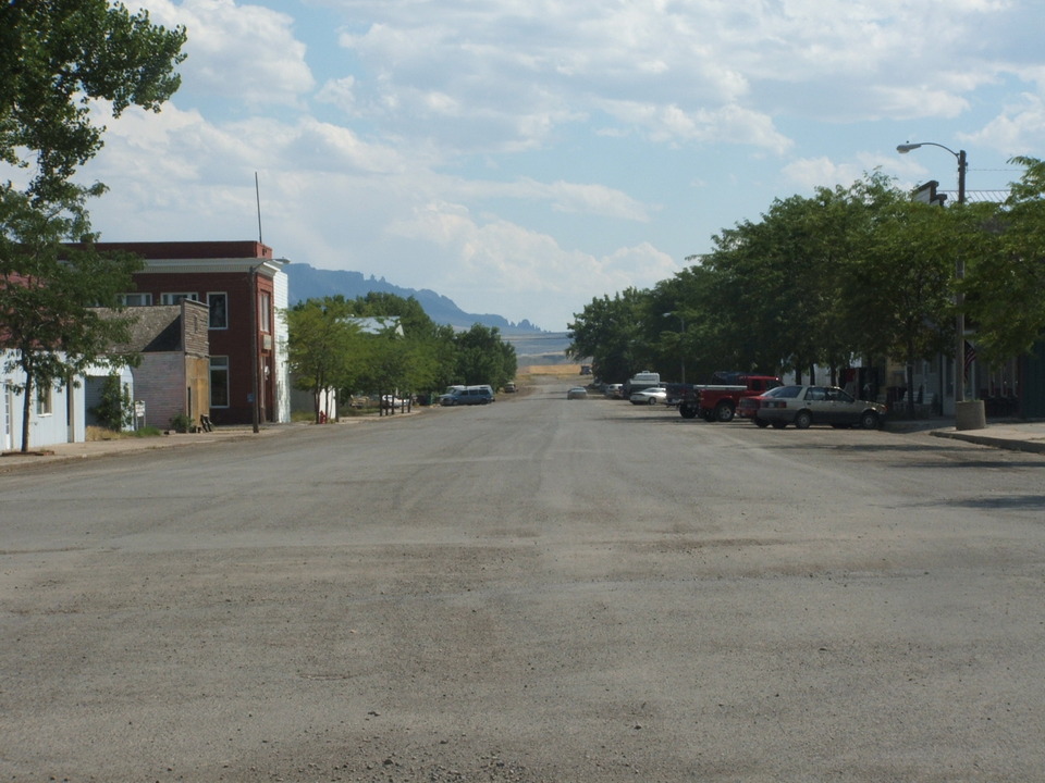 Geraldine, MT: Main street