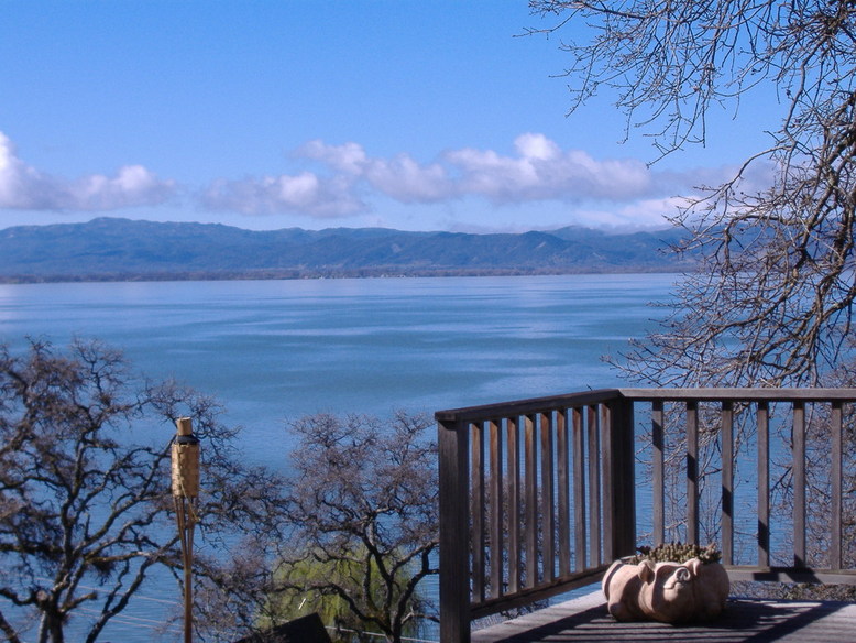 Lucerne, CA: looking off my deck in Lucerne