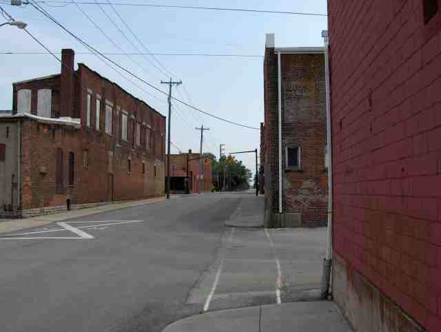 McComb, OH: Looking towards Main Street