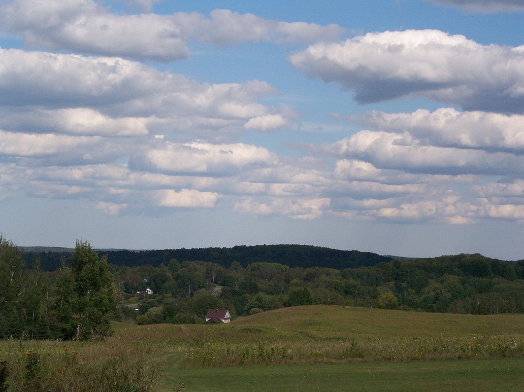 Crystal Falls, MI: hillside view